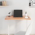 thumbnail image 1 of vidaXL Table Top Light Brown 80x40x(2-4) cm Treated Solid Wood Oak, 1 of 5