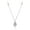 Rose, variant on 1/5 Ct Round Natural Diamond 10K White Gold Hamsa Hand 18" Chain Necklace (0.19 Carat, I-J Color, I2-I3 Clarity)