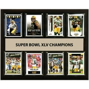 C & I Collectables 1215SB458C 12 x 15 in. NFL Green Bay Packers Super Bowl 45 - 8-Card Plaque