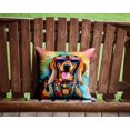 thumbnail image 4 of Doberman Pinscher Hippie Dawg Throw Pillow, 4 of 6