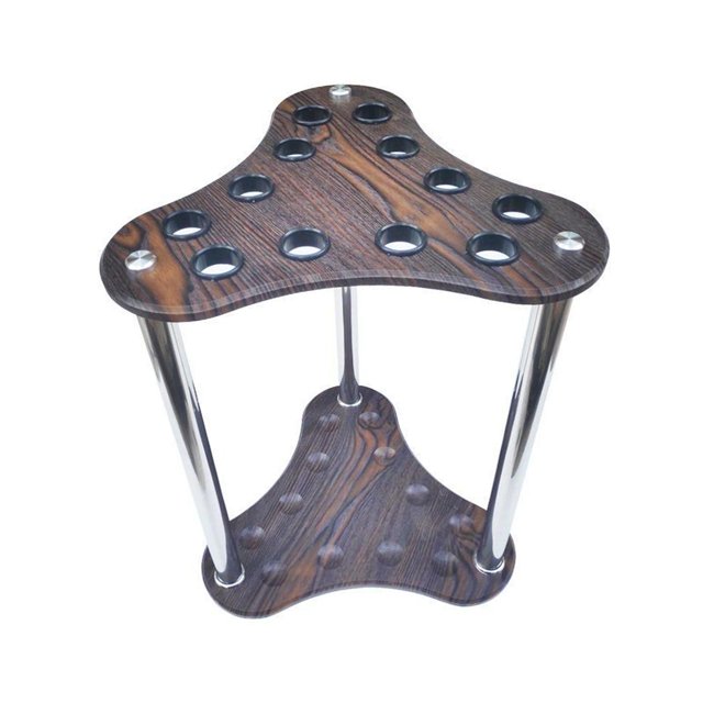 jinwen Pool Cue Rack Only Pool Cue Storage Rack Pool Accessories Billiards Cue Rack Triangle 12 hole