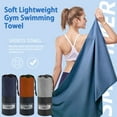 thumbnail image 2 of Super Absorbent Rectangle Lanyard Sport Towel Microfiber Quick-drying Yoga Towel Sporting Goods, 2 of 10