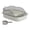 Grey, variant on Bunblic Large Cat Litter Box Kitten Litter Box Cat Sand Basin Cartoon Shape Large Bed Pan Cat Sandbox Durable High Sides Cat Litter Box gray