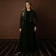 thumbnail image 2 of Conjunto de cárdigan y vestido largo sin mangas para mujer, vestido informal de rizo francés, cuello redondo, manga larga, cremallera, top de invierno XS-XXXL, 2 of 5