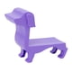 thumbnail image 5 of Soporte de botellas de botella de vino Dachshund para amantes de los perros Organizador de soporte de vino resistente para la decoración de escritorio violeta, 5 of 8