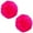 Hot Pink, variant on 2 PCS 11"Cheerleading Pom Poms for Adult Kids, Metallic Foil & Plastic Ring Pom for World Cup Sports Match Dance Party Cheering Team,Pink White