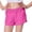 Hot Pink, variant on NordicNest Girls High Waisted Athletic Shorts with Liner – 2-in-1 Workout Running Shorts for Kids, Breathable Summer Gym Bottoms