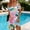 Hot Pink, variant on Danhjin Women's Summer Dresses Sleeveless Sundress Elastic Waist Ruffle Casual Loose V Neck Tank Dresses