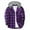 Purple, variant on FAFWYP Men's Flannel Hoodie Shirts Casual Long Sleeve Button Down Cotton Hooded Plaid Shirt Jackets with Pockets