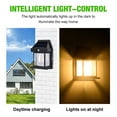 thumbnail image 6 of DVKPTBK Solar LED Outdoor Wall Lantern, 6 of 7