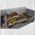 thumbnail image 6 of Fall Soft Flannel Fleece Throw Blanket, White Birch Trees Autumn Leaves Growth Wilderness Ecology Calm Serene View Print, Cozy Plush for Indoor and Outdoor Use, 60" x 80", Multicolor, by Ambesonne, 6 of 6