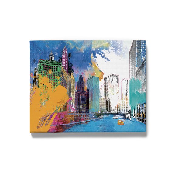 Image Conscious Lake City Portrait Wrapped Canvas -Porter Hastings Designs, Wall Art 11 x 14 in