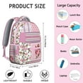 thumbnail image 6 of Pioneer Flower Backpack for School,Cute School Bag,Schoolbag with Adjustable Shoulder Straps & Padded Back,15.3"x11"x7.1".﻿, 6 of 6