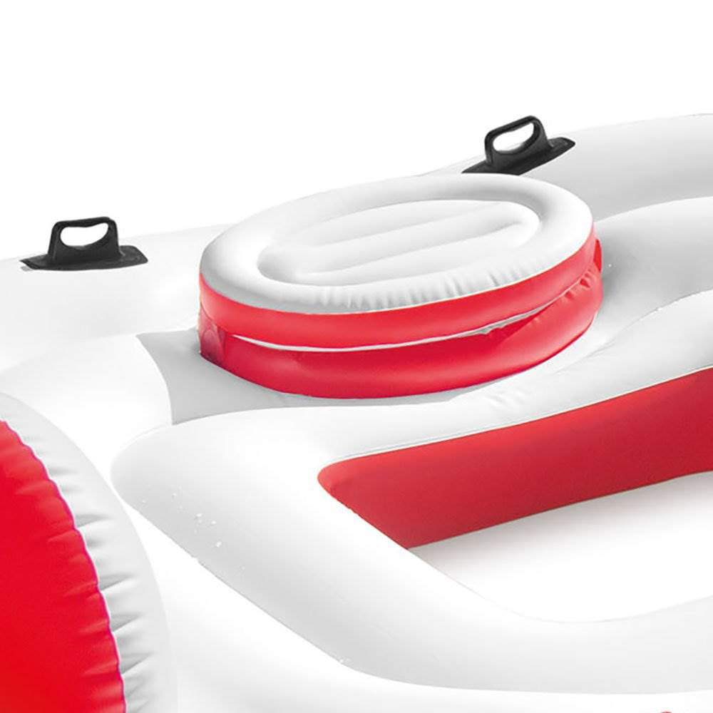 Intex Inflatable Marina Breeze Island Lake Raft with Built-In Cooler56296CA 