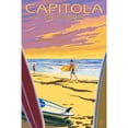 thumbnail image 4 of Capitola, California, Surfers at Sunset (1000 Piece Puzzle, Size 19x27, Challenging Jigsaw Puzzle for Adults and Family, Made in USA), 4 of 4