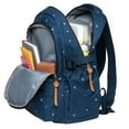 thumbnail image 4 of Mochila KAUKKO para la escuela Y el ocio con compartimento para portátil de 15 pulgadas 30 * 15 * 45 cm 20,2 L KS24-Blue, 4 of 5
