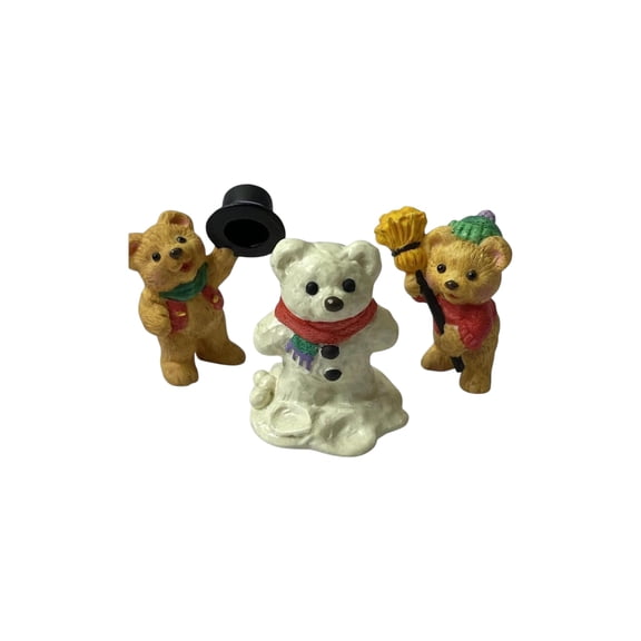 1996 Snowbear Season (Snowmen) Hallmark Keepsake Christmas Tree Ornaments QFM8602