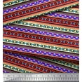 thumbnail image 2 of Soimoi Poly Georgette Fabric Aztec Geometric Decor Fabric Printed Yard 42 Inch Wide, 2 of 3