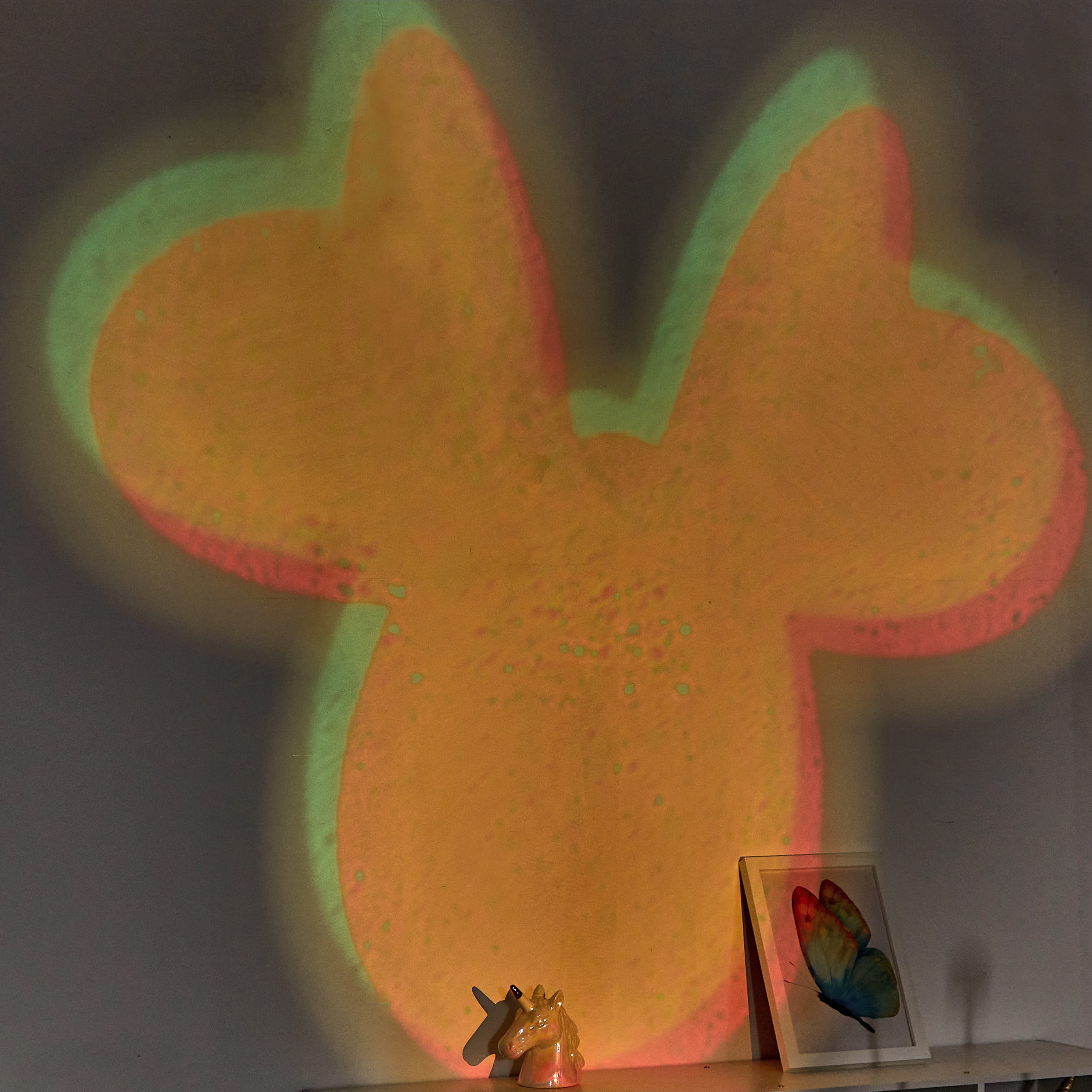Minnie Mouse LED Sunset Projection Lamp, , 3.4" W x 7.5" H