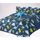 thumbnail image 1 of Ropa de cama para todas las estaciones, dinosaurio azul, cama en bolsa, tamaño doble, peluche, almohada con juego de sábanas a juego, edredón para la decoración del dormitorio de los niños, 1 of 6