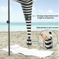thumbnail image 2 of EasyGo Cabana 6' X 6' Beach & Sports Cabana Stays Cool & Comfortable - Easy Assembly - Large Shade Area-Elegant & Classy, 2 of 7