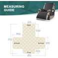 thumbnail image 2 of Aorsher 100% Waterproof Recliner Chair Cover, Washable Recliner Chair Seat Cover, Non-Slip Reclining Cover with Elastic Straps for Kids, Pets, 2 of 14