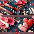 thumbnail image 4 of Heart-shaped Valentine Banner Red Pink Love Display Sweet Design Colorful Hearts Heart Backdrop for Valentine's Day Party Romantic Date Anniversary Celebration, 4 of 9