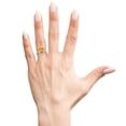 thumbnail image 6 of SuperJeweler 5 1/2 Carat Cushion Cut Citrine and Halo Diamond Ring In Sterling Silver For Women, 6 of 6