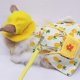 thumbnail image 2 of Ropa de conejo para mascotas con arnés, correa, bolsa, sombreros, 2 of 5