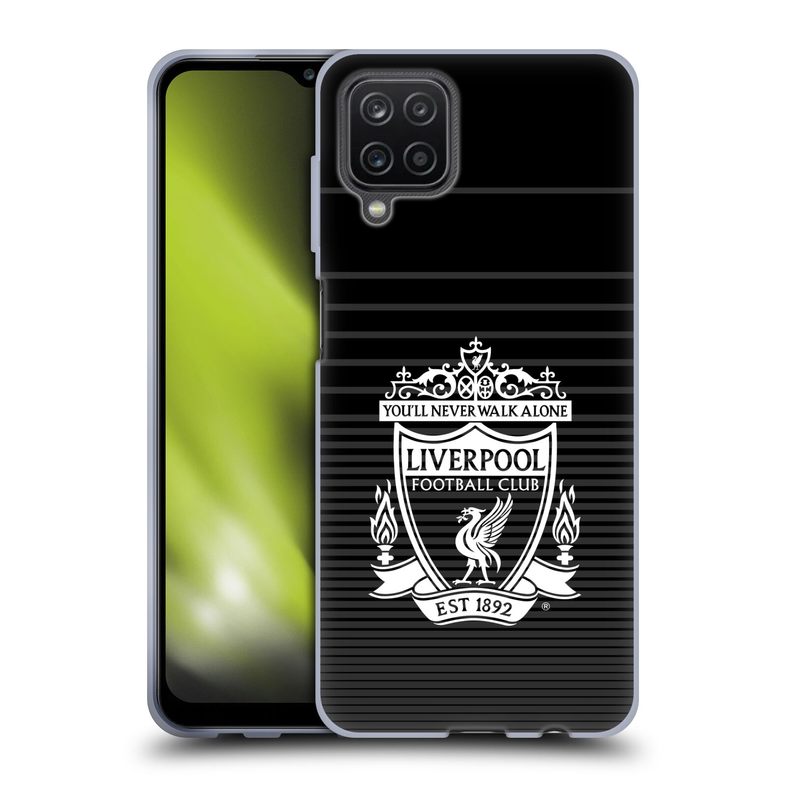 Head Case Designs Officially Licensed Liverpool Football Club Crest Designs White Third Soft Gel Case Compatible with Samsung Galaxy A12 (2020) - image 1 of 7