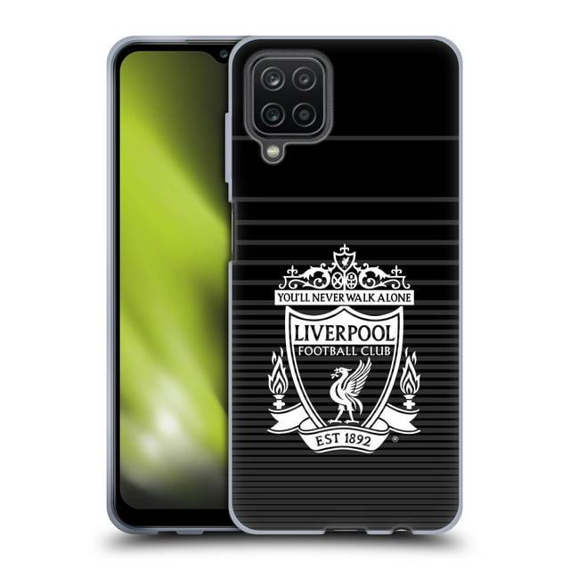 Head Case Designs Officially Licensed Liverpool Football Club Crest Designs White Third Soft Gel Case Compatible with Samsung Galaxy A12 (2020)