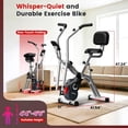 thumbnail image 6 of Pooboo Magnetic Exercise Bike Indoor Cycling Bike with Arm Exerciser for Home Cardio Workout Stationary Bike Quiet Belt Drive, 6 of 9