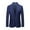 Blue, variant on Mens Suits Jacket Men's Linen-Blend Suit Jacket, Breathable Single Blazer, Regular Fit, with Chest Pocket(Red,4XL)