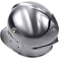 thumbnail image 3 of THOR INSTRUMENTS Armor Medivel Italian Sallet Helmet Steel Metallic Rustic Vintage Home Decor Gifts, 3 of 3