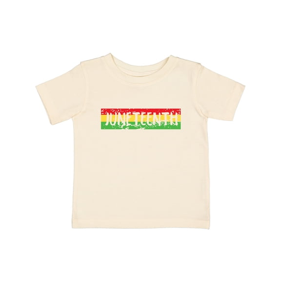Inktastic Juneteenth Banner in Red Yellow and Green Boys or Girls Baby T-Shirt