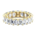 thumbnail image 2 of Rose - U-Prong Emerald Cut Diamond Eternity Band, 2 of 3