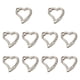 thumbnail image 4 of 10 piezas de ganchos de resorte para llaveros, accesorios de metal, hebilla de llavero DIY Blanco, 4 of 9