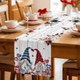 thumbnail image 5 of Pink Valentine's Day Table Runner 72 Inches Long Farmhouse Dress Scarves, Gnomes Floral Eucalyptus Leaves Wooden Dining Tablerunner for Coffee Table/Kitchen Island/Party Décor, 13" x 72", 5 of 8