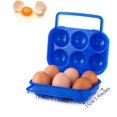thumbnail image 2 of Caja de huevos de plástico portátil, caja de almacenamiento de huevos plegable de 6 rejillas, caja de almacenamiento de huevos de gran capacidad, caja de almacenamiento para nevera y cocina Sailing Electrónica, 2 of 6