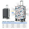 thumbnail image 6 of Haiem Fourth Of July Party Luggage Cover Printed Suitcase Covers for Luggage Elastic Washable Suitcase Protector Fits 18-32 Inch Luggage-Large, 6 of 9