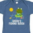 thumbnail image 4 of Inktastic Daddys Fishing Buddy Cute Frog Boys or Girls Baby Bodysuit, 4 of 5