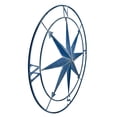 thumbnail image 2 of Zeckos Blue Metal Nautical Compass Rose Hanging Wall Décor 39.25 inch, 2 of 8