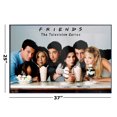 thumbnail image 3 of Friends - Framed TV Show Poster (Sharing Milkshakes) (Size: 25" X 37") (Orbit Blue Aluminum Frame), 3 of 6
