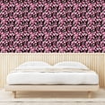 thumbnail image 3 of Ambesonne Spring Peel & Stick Wallpaper for Home, Bougainvillea Flowers Print, 13"x100", Hot Pink Reseda Green, 3 of 5