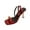 Red, variant on Xfvqtps Womens Open Toe Ankle Strap Heels Glossy Patent Leather Slim Gold Heel Dressy Sandals for Evening Party Date Night