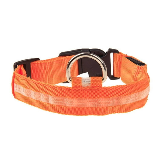 DESIGNICE Light Up Dog Collar Bright Safety Light Dog Light Up Collar Convenient Charging Glow In The Dark Dog Collar,Style1