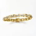 thumbnail image 6 of Ross-Simons 0.55 ct. t.w. Diamond Bar Link Bracelet in 18kt Gold Over Sterling, Women's, Adult, 6 of 6