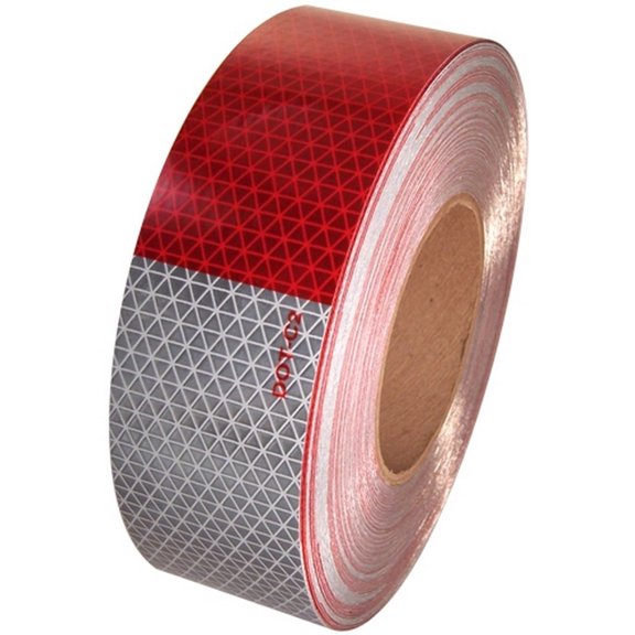 Dot C2 Oralite Retroreflective Tape 2 X 50 Yard Roll (5 Year) 11 Red 7 White