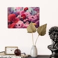 thumbnail image 3 of Vibrant Beautiful Floral Wall Picture 8x12 Inch Round Metal Tin Sign Modern Iron Plate Art Hanging Home Wall Decor, 3 of 8