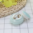 thumbnail image 2 of Mini Ceramics Cream Rouge Storage Tank Portable Travel Makeup Sealed Bottle - 4.6X2.7X3.5CM (Blue), 2 of 8